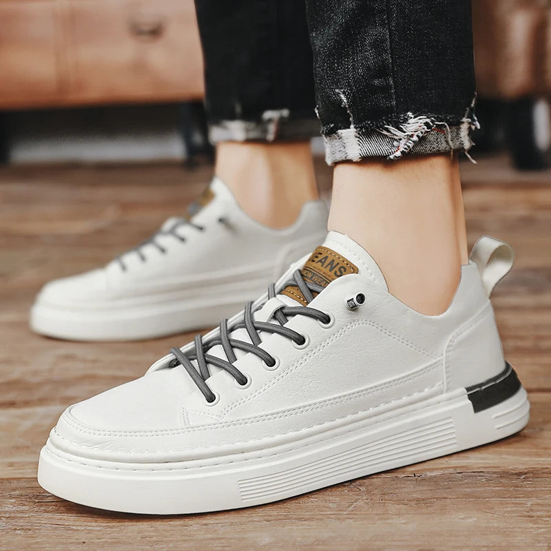 Tênis Casual masculino de Couro - Empório Man