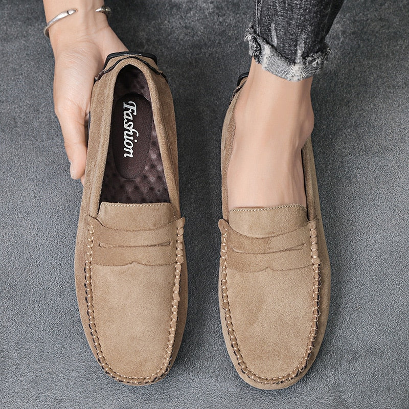 Mocassim Masculino Clássico em Couro - Fear
