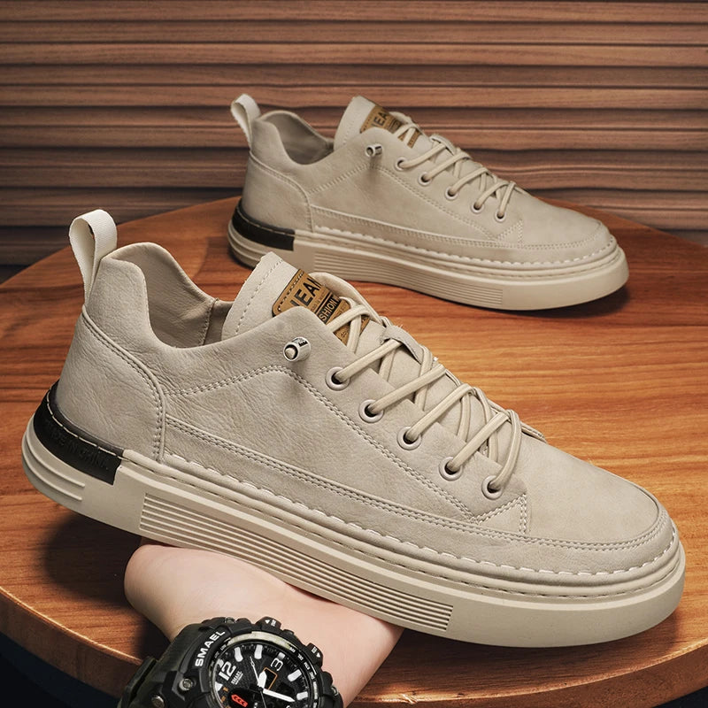 Tênis Casual masculino de Couro - Empório Man