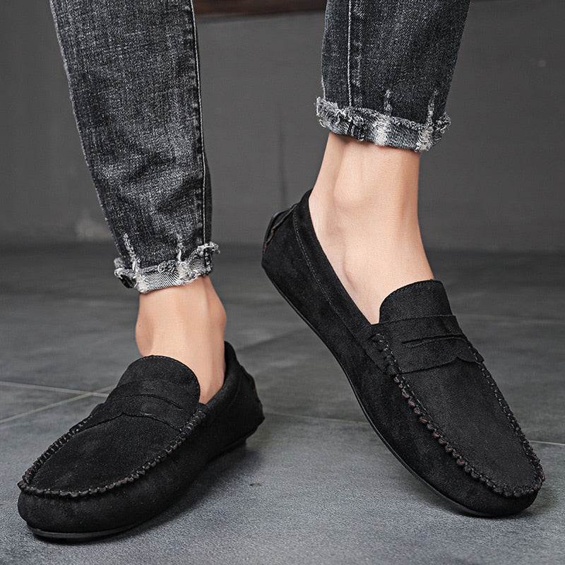 Mocassim Masculino Clássico em Couro - Fear