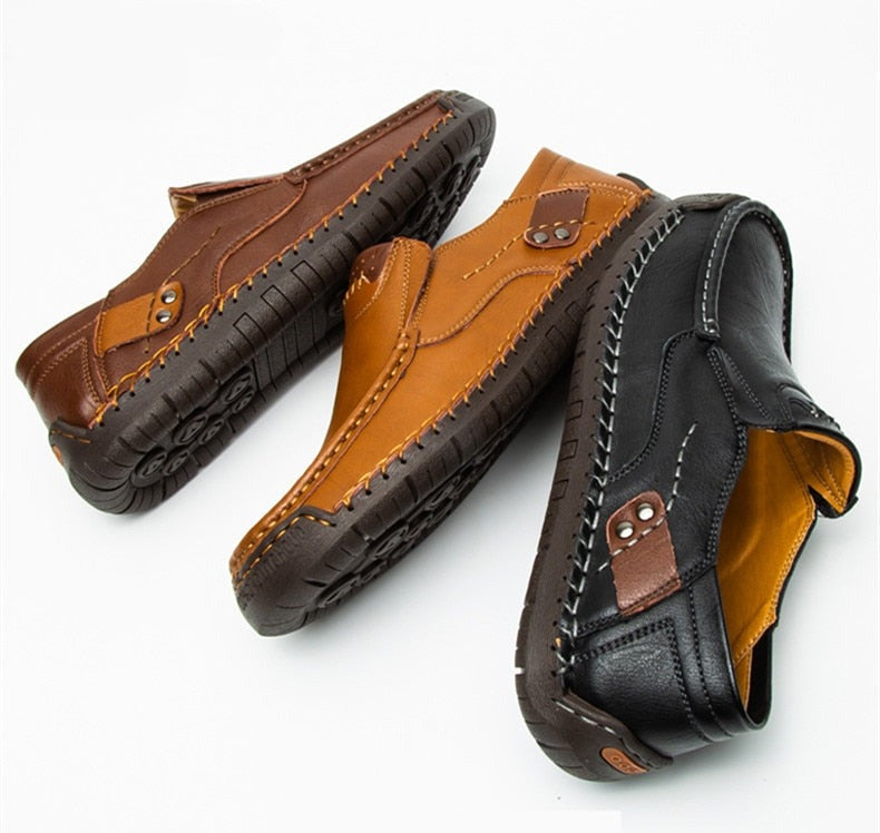 Mocassim Masculino em Couro - Heluk