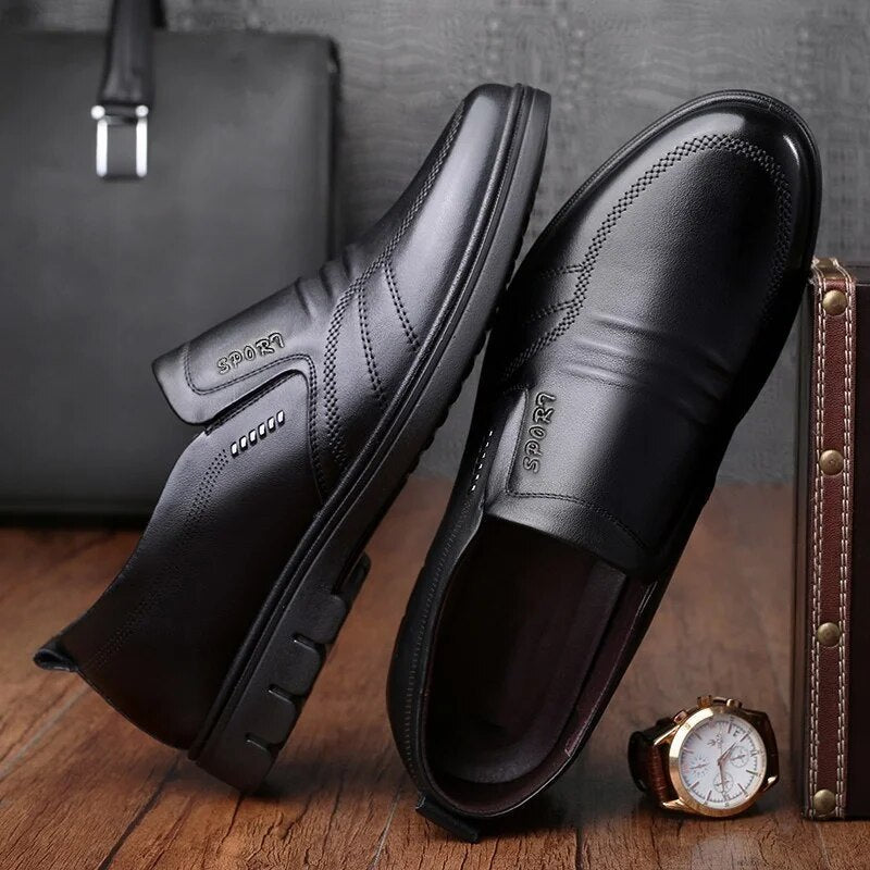 Mocassim Masculino em couro - Magnus