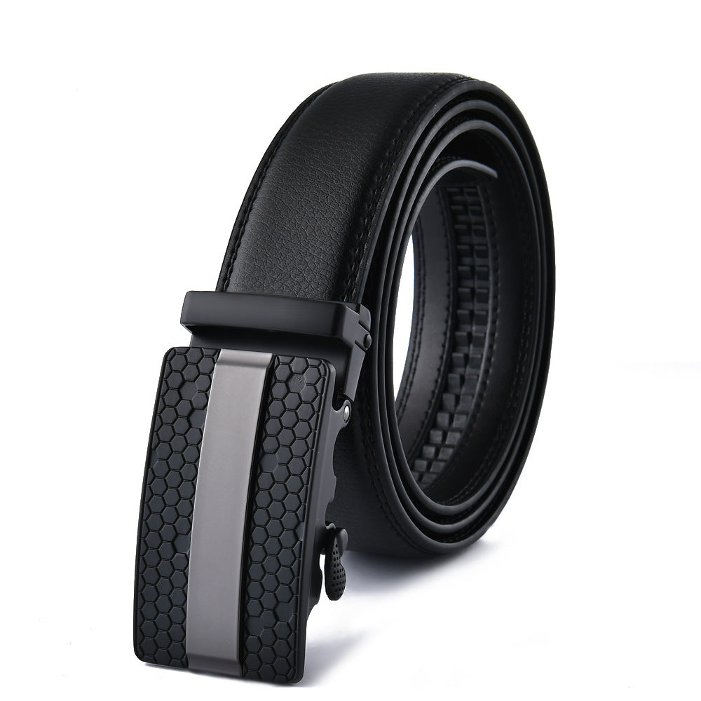 Cinto Masculino com Fivela Automática – Fibra de Carbono
