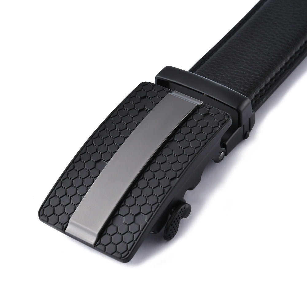 Cinto Masculino com Fivela Automática – Fibra de Carbono