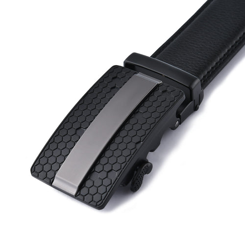 Cinto Masculino com Fivela Automática – Fibra de Carbono