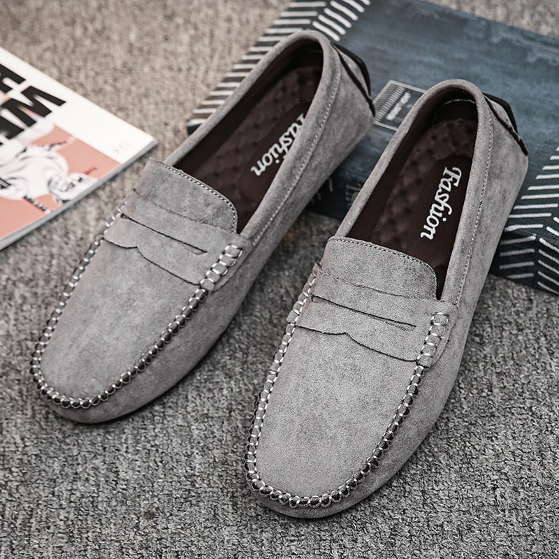 Mocassim Masculino Clássico em Couro - Fear
