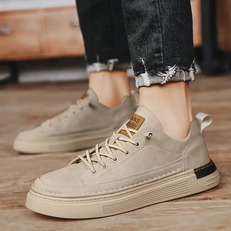 Tênis Casual masculino de Couro - Empório Man