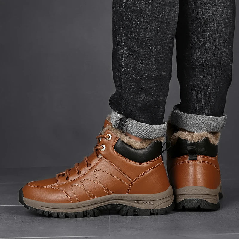 Bota Masculina de Couro – Forrada