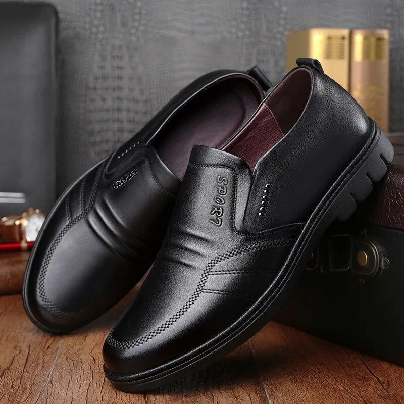 Mocassim Masculino em couro - Magnus